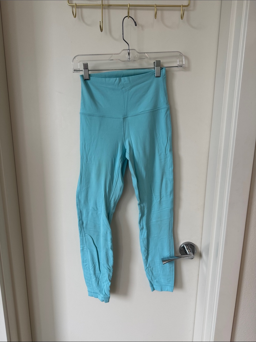 lululemon athletica Aqua Blue Performance Leggings